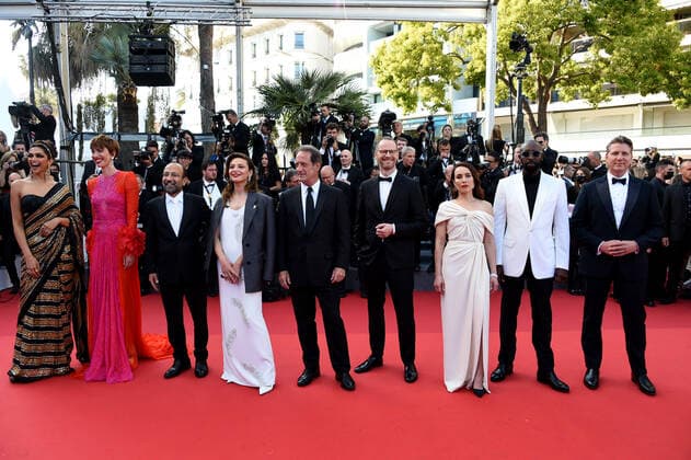 75th Cannes film festival 2022, Red carpet for the Opening Ceremony and ˜Coupez™ (Final cut) film premiere Pictured: Vincent Lindon, Rebecca Hall, Jasmine Trinca, Deepika Padukone, Noomi Rapace, Jeff Nichols, Joachim Trier, Ladj Ly, Asghar Fahradi  Copyright: xAlbertoxTerenghi Cannesx2022x xix xVenezia2020x