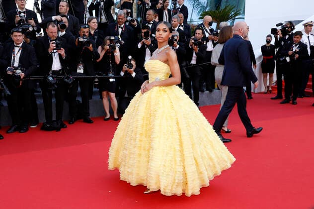 Lori Harvey at the Opening Ceremony with the premiere of the feature film Coupez Final Cut at the Festival de Cannes 2022 75 Cannes International Film Festival at the Palais des Festivals Cannes, 17 05 2022. Foto:xS.xGabschx xFuturexImage