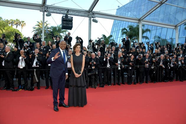 75th Cannes Film Festival 2022, Red Carpet Opening Ceremony and film Coupez. Pictured Forest Whitaker, Audrey Azoulay  Copyright: xSimonexComix xipa-agency.netx xVeneziax2020x