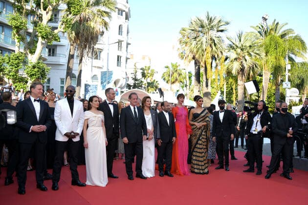 75th Cannes Film Festival 2022, Red Carpet Opening Ceremony and film Coupez. Pictured Jury  Copyright: xSimonexComix xipa-agency.netx xVeneziax2020x