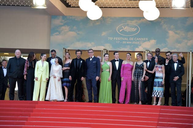 75th Cannes Film Festival 2022, Red Carpet Opening Ceremony and film Coupez. Pictured Cast  Copyright: xSimonexComix xipa-agency.netx xVeneziax2020x