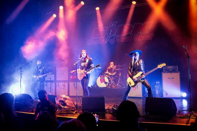 Eagles of Death Metal Oslo, Norway. 16th, May 2022. The American rock band Eagles of Death Metal performs a live concert at Sentrum Scene in Oslo. Here singer, songwriter and musician Jesse Hughes is seen live on stage with the rest of the band. Oslo Norway Sentrum Scene  Copyright: xGonzalesxPhoto TerjexDokkenx