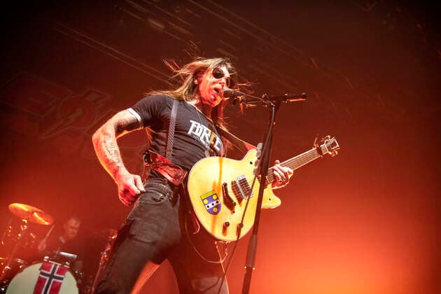 Eagles of Death Metal Oslo, Norway. 16th, May 2022. The American rock band Eagles of Death Metal performs a live concert at Sentrum Scene in Oslo. Here singer, songwriter and musician Jesse Hughes is seen live on stage. Oslo Norway Sentrum Scene  Copyright: xGonzalesxPhoto TerjexDokkenx