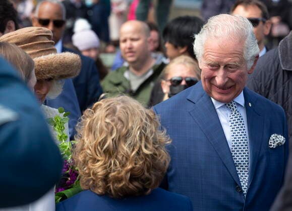 May 17, 2022, St. John s, NL, Canada: Prince Charles is greeted by well-wishers in St. John s as he arrives for a Royal visit to Canada on Tuesday, May 17, 2022. St. John s Canada  - ZUMAc35_ 20220517_zaf_c35_244 Copyright: xPaulxDalyx