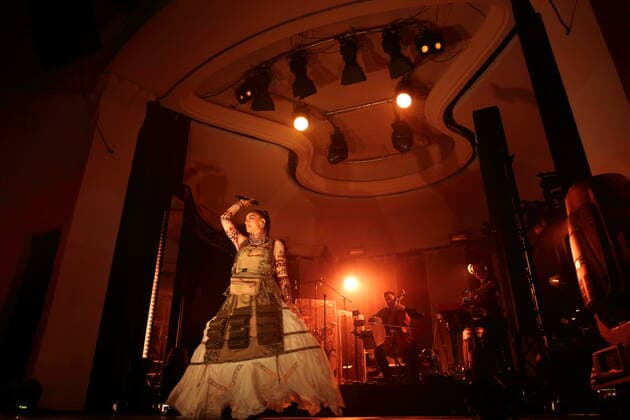 Sevda Alizadeh aka Sevdaliza at a concert at Metropol in Berlin, 17 May 2022 Sevdaliza concert Berlin