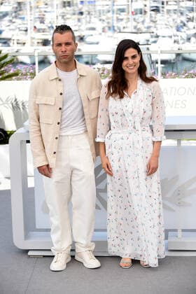 75th Cannes film festival 2022, Photocall ˜Esterno notte™ (exterior night) . Pictured: Gabriel Montesi, Daniela Marra  Copyright: xAlbertoxTerenghi Cannesx2022x xix xVenezia2020x