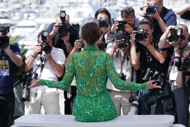 BÃ rÃ nis Bejo CELEBRITES : 75Ã me Festival de Cannes - Photocall du film Â« Coupez Â» - 18 05 2022 NorbertScanella Panoramic 