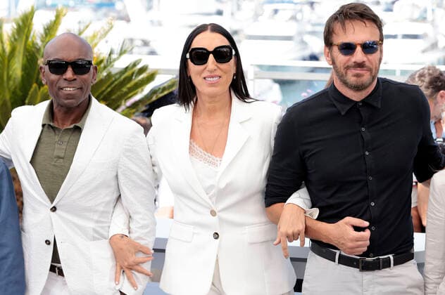 Lucien Jean Baptiste, Rossy de Palma and Samuel Le Bihan at the CamÃ ra d Or Jury Photocall at the Festival de Cannes 2022 75 Cannes International Film Festival at the Palais des Festivals Cannes, 18 05 2022. Foto:xS.xGabschx xFuturexImage