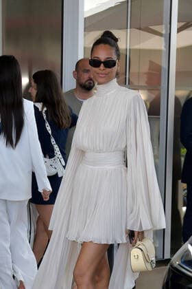 75th Cannes Film Festival 2022, Celebrity Sightings,Day 2 . Pictured: Cindy Bruna  Copyright: xSimonexComix xipa-agency.netx xVeneziax2020x