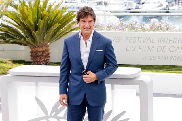 Tom Cruise at the photocall for the feature film Top Gun Maverick at the Festival de Cannes 2022 75 Cannes International Film Festival at the Palais des Festivals Cannes, 18 05 2022 Foto:xS.xGabschx xFuturexImage