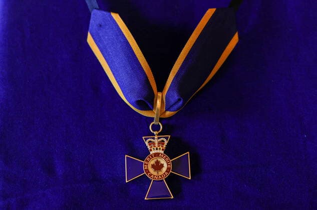 May 18, 2022, OTTAWA, ON, CANADA: The Order of Military Merit is pictured, on the second day of Britain s Prince Charles and Camilla, Duchess of Cornwall Canadian 2022 Royal Tour, in Ottawa on Wednesday, May 18, 2022. OTTAWA CANADA  - ZUMAc35_ 20220518_zaf_c35_017 Copyright: xCarlosxOsoriox