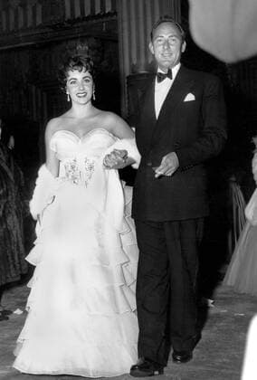 Elizabeth Taylor, Michael Wilding, 26th Academy Awards -1954. File Reference 34145-773THA  Copyright: xCPCx 34145-773THA