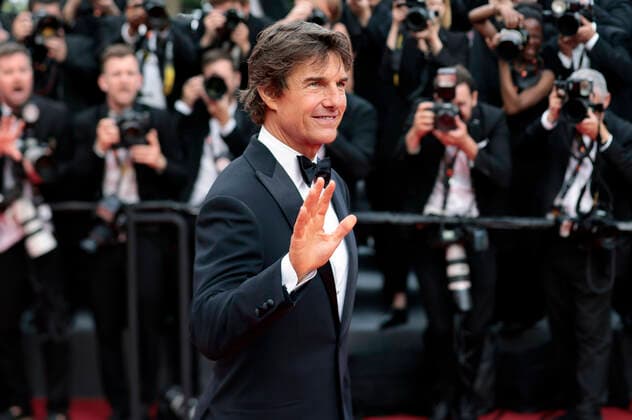 Tom Cruise at the premiere of the feature film Top Gun Maverick at the Festival de Cannes 2022 75 Cannes International Film Festival at the Palais des Festivals Cannes, 18 05 2022. Foto:xS.xGabschx xFuturexImage
