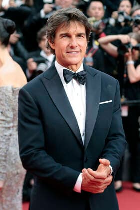 Tom Cruise at the premiere of the feature film Top Gun Maverick at the Festival de Cannes 2022 75 Cannes International Film Festival at the Palais des Festivals Cannes, 18 05 2022. Foto:xS.xGabschx xFuturexImage