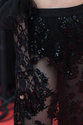 75th Cannes Film Festival 2022, red carpet Top Gun: Maverick Pictured: Emilia Schüle  Copyright: xManuelexMangiarottix xipa-agencyx xVeneziax2020x
