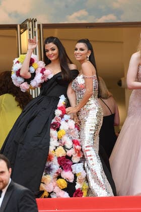 75th Cannes Film Festival 2022, red carpet Top Gun: Maverick Pictured: Aishwarya Rai Bachchan, Eva Longoria  Copyright: xManuelexMangiarottix xipa-agencyx xVeneziax2020x