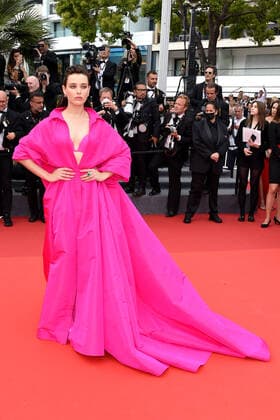 Cannes 2022 - 75Â° Festival Internazionale del cinema, Prima Serata, Red Carpet del film Top Gun: Maverick. Nella foto il Cast Katherine Langford  Copyright: xAlbertoxTerenghix xipa-agency.nex xVenezia2020x
