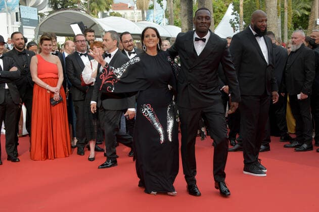 75th Cannes film festival 2022, Red carpet ™TopGun - Maverick™ . Pictured: Omar Sy, Helene Sy  Copyright: xSimonexComi Cannesx2022x xipa-agx xVenezia2020x