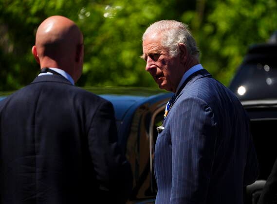 May 18, 2022, Ottawa, Ontario, Canada: Prince Charles visits Assumption Catholic School in Ottawa, while on their 2022 Royal Tour to Canada on Wednesday May 18, 2022. Ottawa Canada  - ZUMAc35_ 20220518_zaf_c35_088 Copyright: xSeanxKilpatrickx