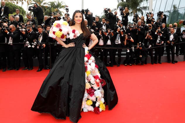 Aishwarya Rai Bachchan at the premiere of the feature film Top Gun Maverick at the Festival de Cannes 2022 75 Cannes International Film Festival at the Palais des Festivals Cannes, 18 05 2022. Foto:xD.xBedrosianx xFuturexImage