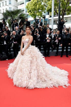 Cannes 2022 - 75Â° Festival Internazionale del cinema, Prima Serata, Red Carpet del film Top Gun: Maverick.  Nella foto: India Sasha  Copyright: xAlbertoxTerenghix xipa-agency.nex xVenezia2020x