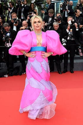 Cannes 2022 - 75Â° Festival Internazionale del cinema, Prima Serata, Red Carpet del film Top Gun: Maverick.  Nella foto: Tallia Storm  Copyright: xAlbertoxTerenghix xipa-agency.nex xVenezia2020x