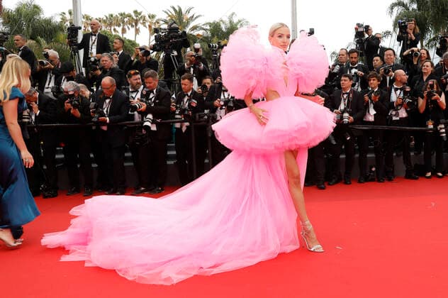 Leonie Hanne at the premiere of the feature film Top Gun Maverick at the Festival de Cannes 2022 75 Cannes International Film Festival at the Palais des Festivals Cannes, 18 05 2022. Foto:xD.xBedrosianx xFuturexImage