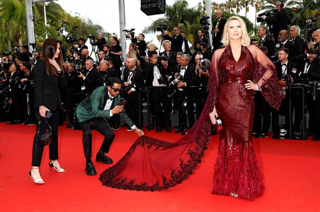 Veronica Ferres at the premiere of the feature film Top Gun Maverick at the Festival de Cannes 2022 75 Cannes International Film Festival at the Palais des Festivals Cannes, 18 05 2022 Foto:xD.xBedrosianx xFuturexImage