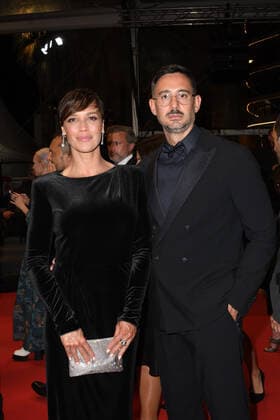 75th Cannes Film Festival 2022, red carpet Le Otto Montagne. Pictured: Roberta Gianrusso e Riccardo Di Pasquale  Copyright: xManuelexMangiarottix xipa-agencyx xVeneziax2020x
