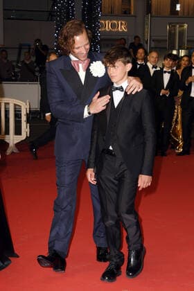 75th Cannes Film Festival 2022, red carpet Le Otto Montagne. Pictured: Alessandro Borghi  Copyright: xManuelexMangiarottix xipa-agencyx xVeneziax2020x