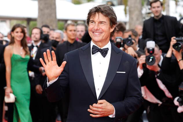 Tom Cruise at the premiere of the feature film Top Gun Maverick at the Festival de Cannes 2022 75 Cannes International Film Festival at the Palais des Festivals Cannes, 18 05 2022. Foto:xD.xBedrosianx xFuturexImage