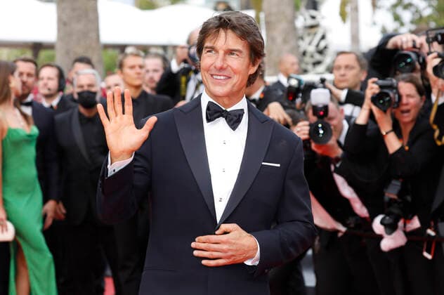 Tom Cruise at the premiere of the feature film Top Gun Maverick at the Festival de Cannes 2022 75 Cannes International Film Festival at the Palais des Festivals Cannes, 18 05 2022. Foto:xD.xBedrosianx xFuturexImage