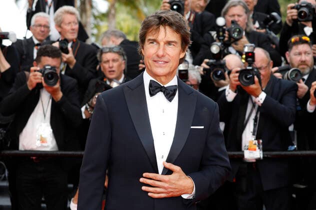 Tom Cruise at the premiere of the feature film Top Gun Maverick at the Festival de Cannes 2022 75 Cannes International Film Festival at the Palais des Festivals Cannes, 18 05 2022. Foto:xD.xBedrosianx xFuturexImage