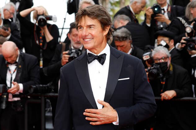 Tom Cruise at the premiere of the feature film Top Gun Maverick at the Festival de Cannes 2022 75 Cannes International Film Festival at the Palais des Festivals Cannes, 18 05 2022. Foto:xD.xBedrosianx xFuturexImage