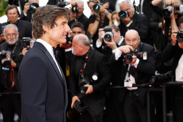 Tom Cruise at the premiere of the feature film Top Gun Maverick at the Festival de Cannes 2022 75 Cannes International Film Festival at the Palais des Festivals Cannes, 18 05 2022. Foto:xD.xBedrosianx xFuturexImage