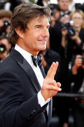 Tom Cruise at the premiere of the feature film Top Gun Maverick at the Festival de Cannes 2022 75 Cannes International Film Festival at the Palais des Festivals Cannes, 18 05 2022. Foto:xD.xBedrosianx xFuturexImage