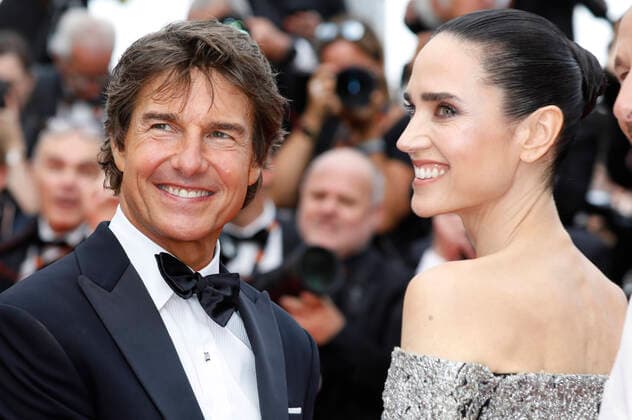 Tom Cruise and Jennifer Connelly at the premiere of the feature film Top Gun Maverick at the Festival de Cannes 2022 75 Cannes International Film Festival at the Palais des Festivals Cannes, 18 05 2022. Foto:xD.xBedrosianx xFuturexImage