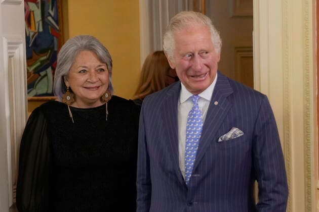 May 18, 2022, Ottawa, ON, Canada: Prince Charles meets with Mary Simon, Governor General of Canada, at Rideau Hall in Ottawa on Wednesday May 18, 2022. Ottawa Canada  - ZUMAc35_ 20220518_zaf_c35_159 Copyright: xPaulxChiassonx