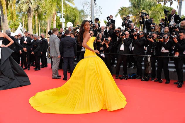 Jasmine Tookes Premiere of the feature film Top Gun Maverick at the Festival de Cannes 2022 75 Cannes International Film Festival at the Palais des Festivals Cannes 18 May 2022.