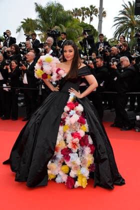 Aishwarya Rai Bachchan Premiere of feature film Top Gun Maverick at Festival de Cannes 2022 75 Cannes International Film Festival at Palais des Festivals Cannes 18 May 2022.