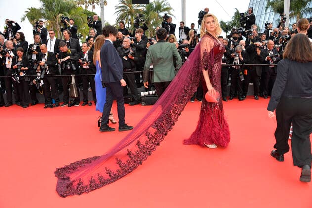 Veronica Ferres premiere of the feature film Top Gun Maverick at the Festival de Cannes 2022 75 Cannes International Film Festival at the Palais des Festivals Cannes 18 May 2022