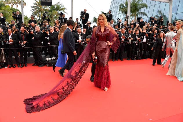 Veronica Ferres premiere of the feature film Top Gun Maverick at the Festival de Cannes 2022 75 Cannes International Film Festival at the Palais des Festivals Cannes 18 May 2022