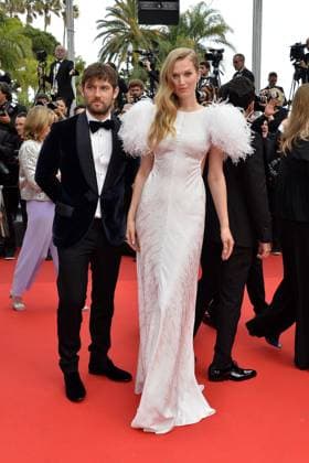 Alex Pettyfer and Toni Garrn at the Top Gun Maverick Film Premiere on 18 05 2022 at the 75 Cannes Film Festival in Cannes 75 Cannes Film Festival 2022 Top Gun Maverick Film Premiere