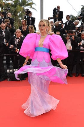 Tallia Storm at the Top Gun Maverick Film Premiere on 18 05 2022 at the 75 Cannes Film Festival in Cannes 75 Cannes Film Festival 2022 Top Gun Maverick Film Premiere