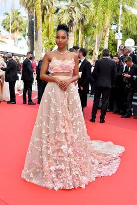 Clemence Botino at the Top Gun Maverick Film Premiere on 18 05 2022 at the 75 Cannes Film Festival in Cannes 75 Cannes Film Festival 2022 Top Gun Maverick Film Premiere