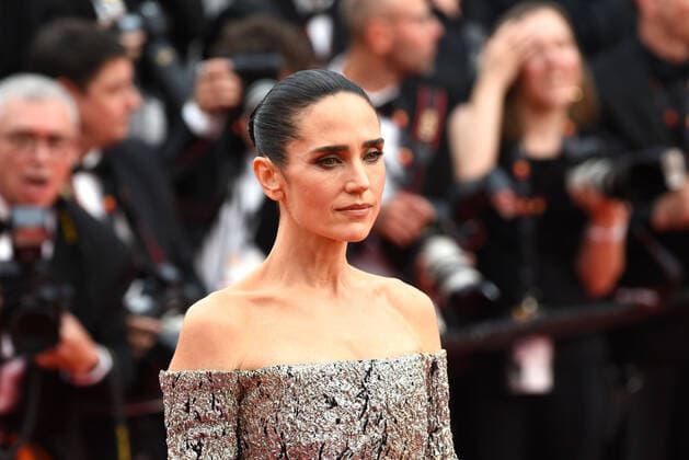 Jennifer Connelly at the Top Gun Maverick movie premiere on 18 05 2022 at the 75 Cannes Film Festival in Cannes 75 Cannes Film Festival 2022 Top Gun Maverick movie premiere