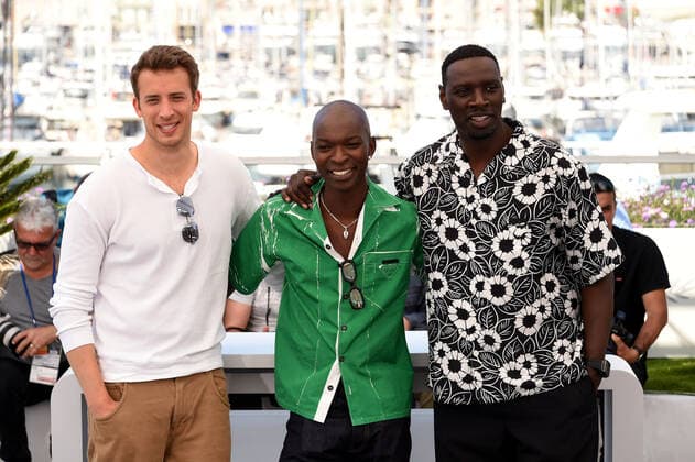 75th Cannes film festival 2022, Photocall film ™Tirailleurs™ (Father and soldiers). Pictured: Omar Sy, Alassane Sy, Jonas Blouquet  Copyright: xAlbertoxTerenghi Cannesx2022x xix xVenezia2020x