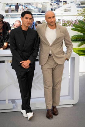 IPP Photo Daniele Cifala™ Cannes 19 05 2022 Harka Photocall The 75th Annual Cannes Film Festival in the photo Adam Bessa, and Lotfy Nathan Italy Photo Press World Copyright  0