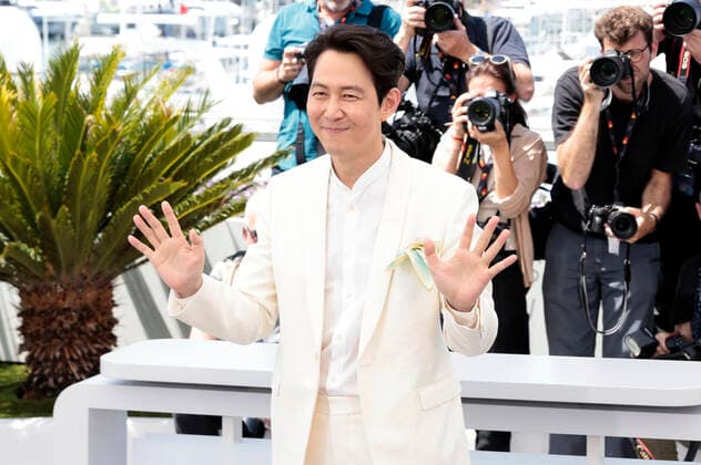 Lee Jung jae at the photocall for the feature film Hunt Heon teu at the Festival de Cannes 2022 75 Cannes International Film Festival at the Palais des Festivals Cannes, 19 05 2022. Foto:xS.xGabschx xFuturexImage