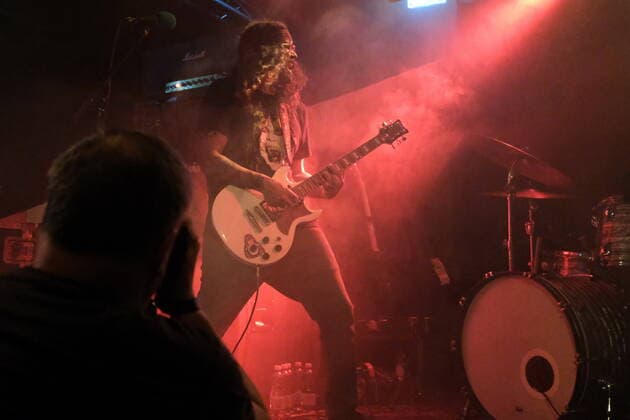 18.05.2022 - Gaswerk, Winterthur - Stöner (USA) live - Guitarist and singer Brant Bjork Winterthur Gaswerk Zürich Schweiz Copyright: xSergioxBrunettix